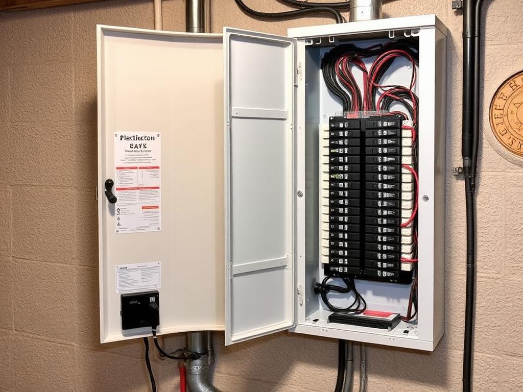 New electrical breaker panel upgrade installed by Brockville Electric